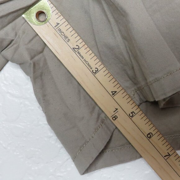 Croft & Barrow* Women's 1" Belt Loop Multipocketed Khaki Classic Skort~ Size 16 - Picture 13 of 13
